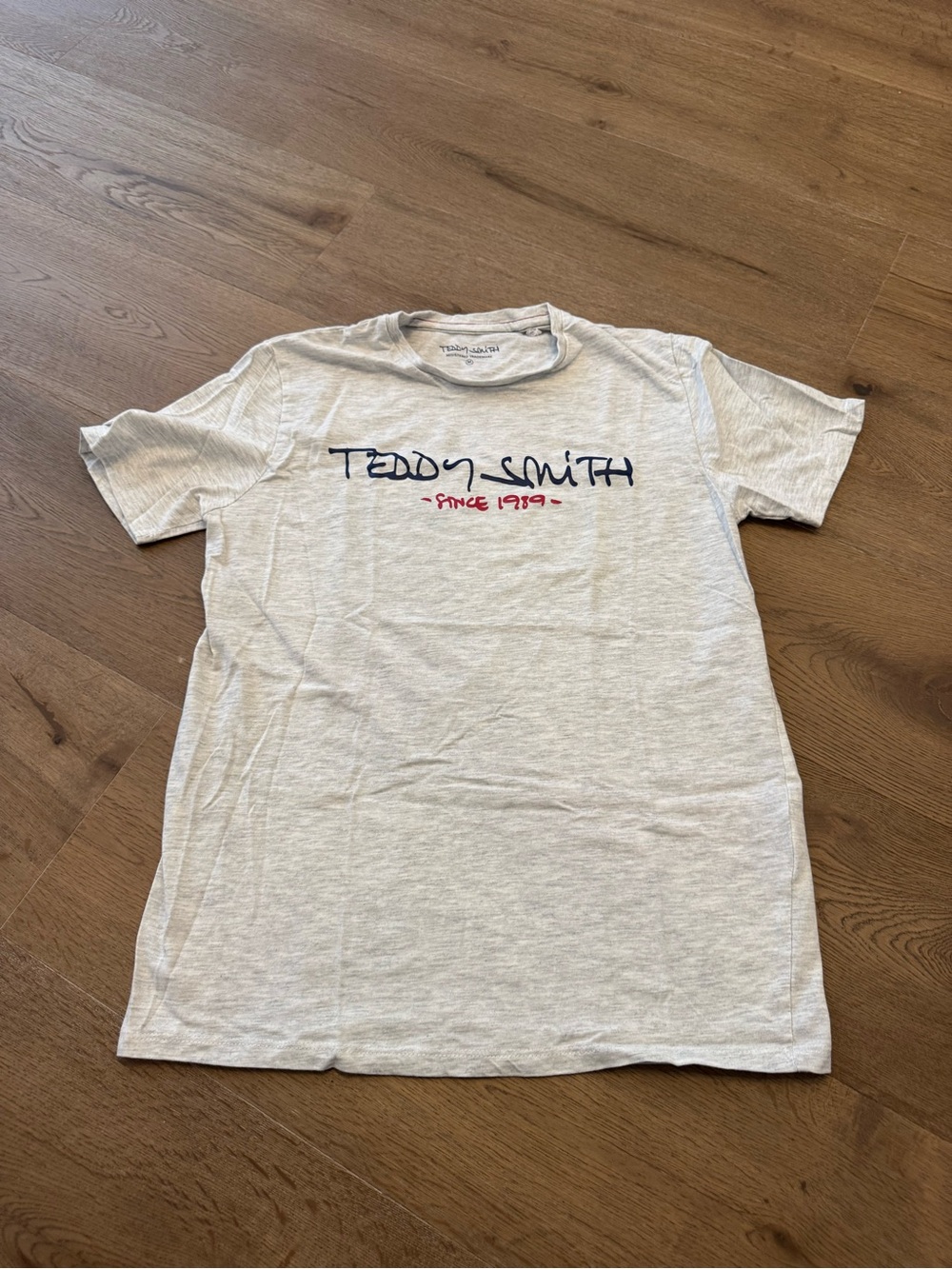 Women's Light Gray Logo Short Sleeve Tee